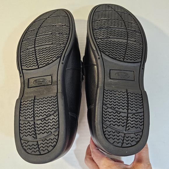 DR. SCHOLL'S Black Loafers Advanced Comfort Gel Insole Slip-on Shoes - Picture 5 of 7